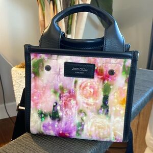 Jimmy Choo Spring and summer small tote, 2 way, crossbody